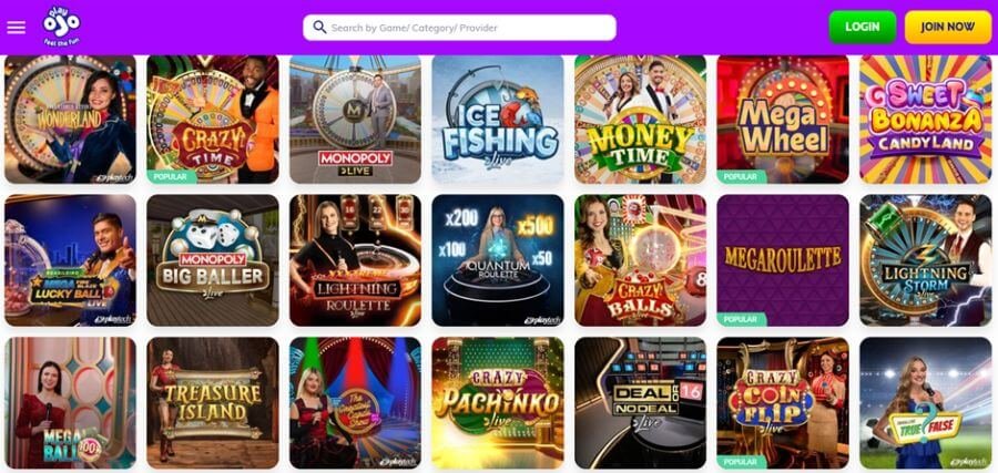 Oplev Spiloplevelsen hos Play OJO Casino Oplev Spiloplevelsen hos Play OJO Casino